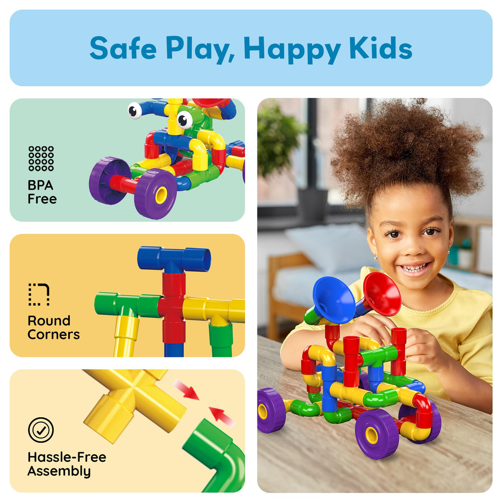 PicassoTiles PTT136 musical pieces for instrument-inspired pretend play