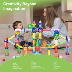 PicassoTiles 200pc educational toy boosts spatial reasoning through hands-on construction