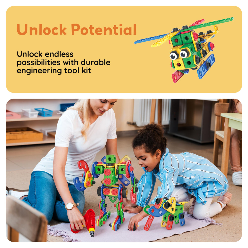 PicassoTiles team-building sessions encourage collaboration through shared projects