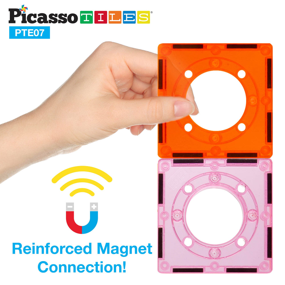 PicassoTiles expansion packs extend marble run possibilities and creativity.
