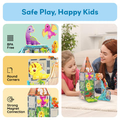 PicassoTiles BPA-free safety design for worry-free play sessions.