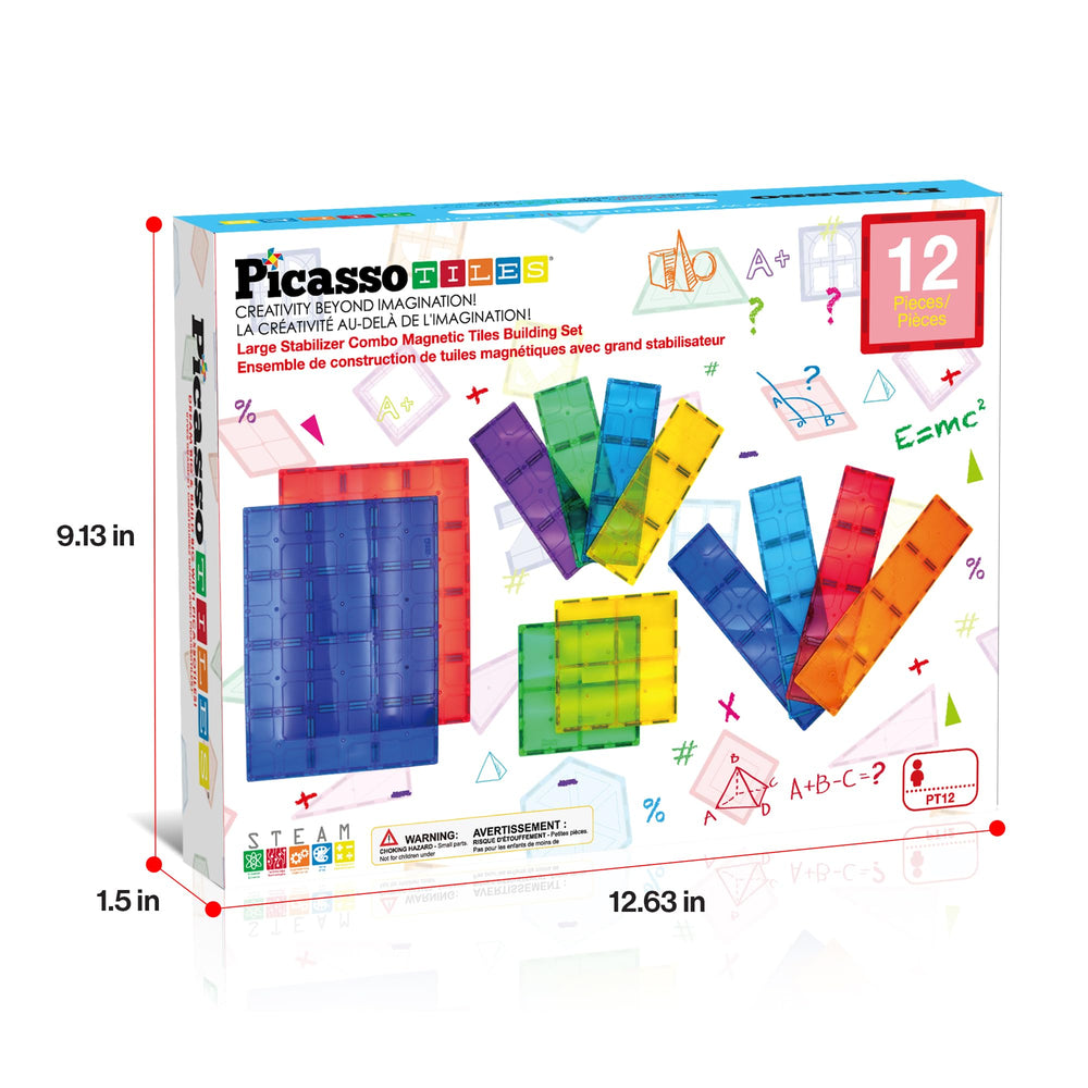 PicassoTiles classroom-ready tiles ideal for daycare or school use.