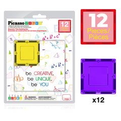 PicassoTiles colorful-rainbow-tiles spark creativity and visual learning.