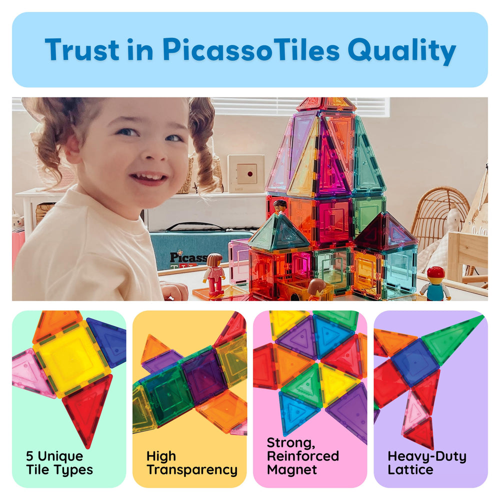 PicassoTiles compatibility with other brands to expand your magnetic tile collection