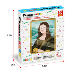 PicassoTiles display ready puzzles add artful room decor.