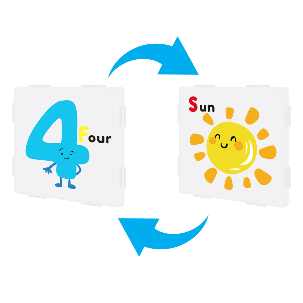 PicassoTiles emotion cards help kids express ideas while playing.
