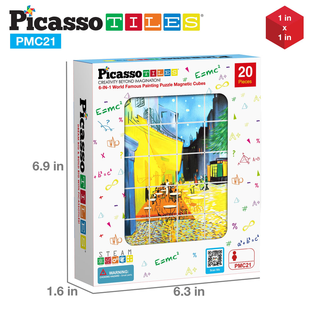 PicassoTiles free frame art display for showcasing completed artwork at home.