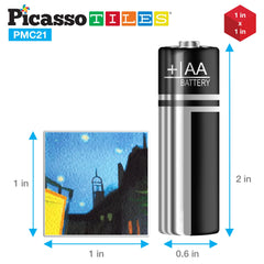 PicassoTiles la grande jatte puzzle cubes celebrate color balance and pattern recognition.
