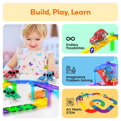 PicassoTiles magnetic building tiles support STEM exploration