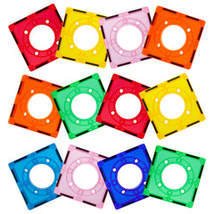 PicassoTiles magnetic tiles for marble run — vibrant colors boost creative play and spatial thinking.