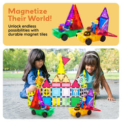 PicassoTiles open-ended play encourages STEAM exploration through hands-on building.