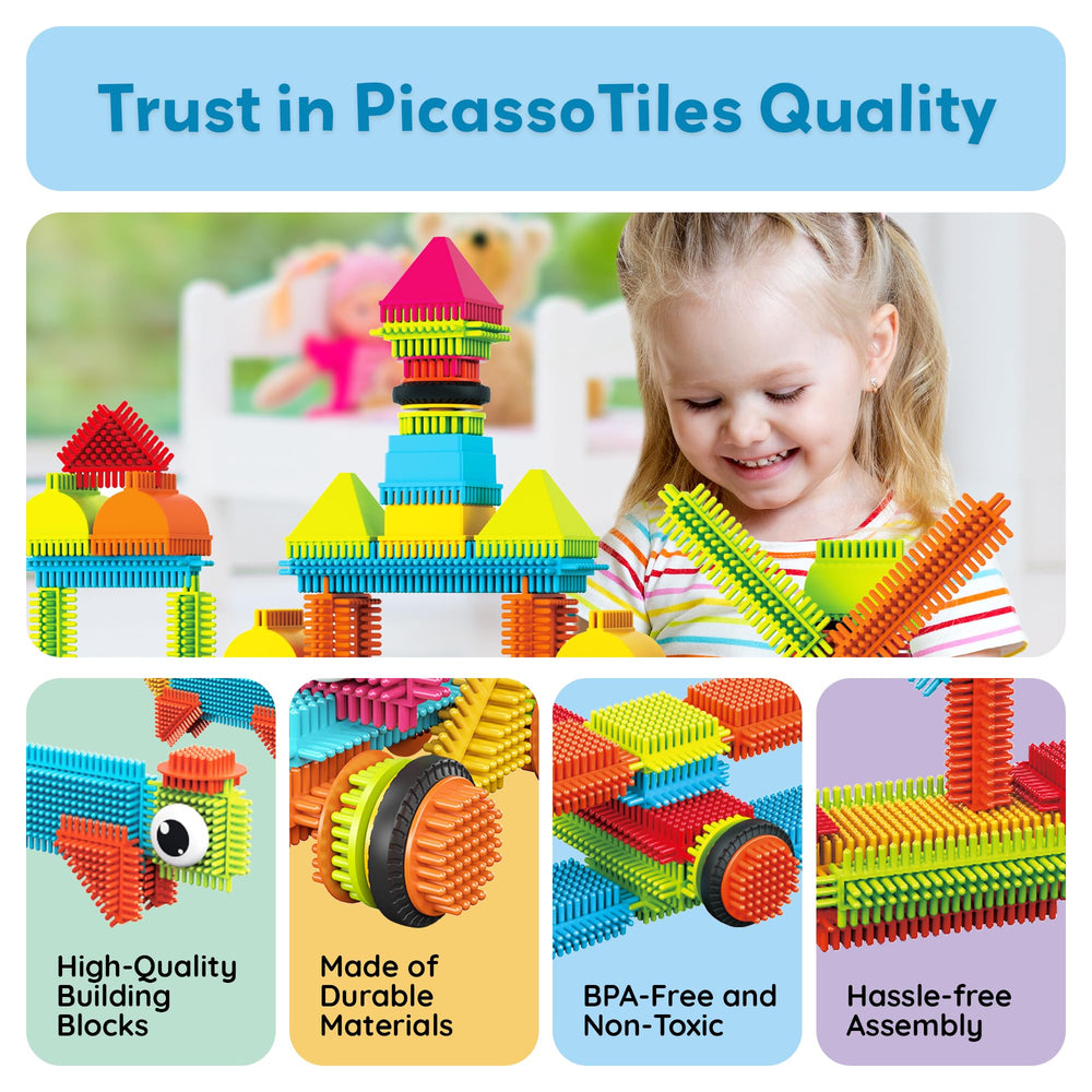 PicassoTiles portable gift-ready set ideal for trips and playdates