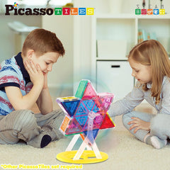 PicassoTiles PT09 colorfully designed components inspire imaginative storytelling and hands-on learning.