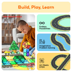 PicassoTiles road design ideas spark planning and cooperative racing