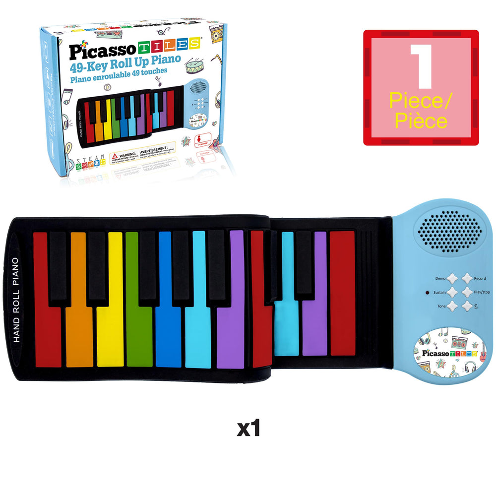 PicassoTiles roll-up design enables quick storage and easy classroom setup