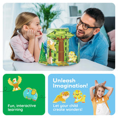 PicassoTiles safari lion magnet figure encouraging dramatic pretend play and dexterity