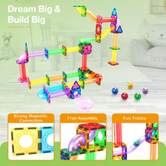 PicassoTiles safe BPA-free ABS plastic ensures long-lasting, child-friendly construction.