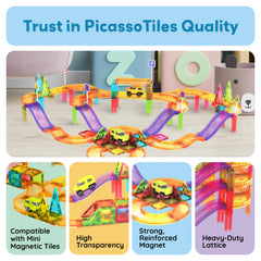 PicassoTiles BPA-free ABS plastic ensures safe, durable play.