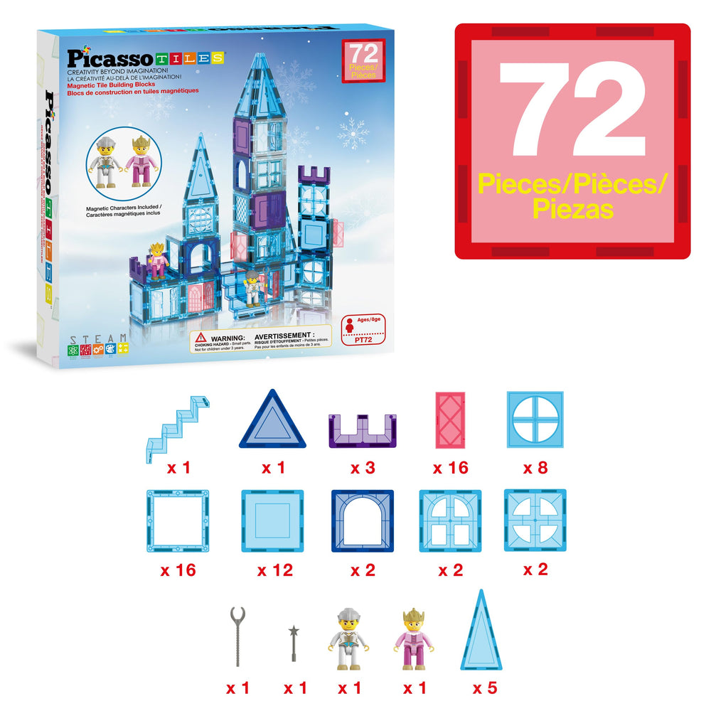 PicassoTiles stairs and doors enable dynamic play moments.