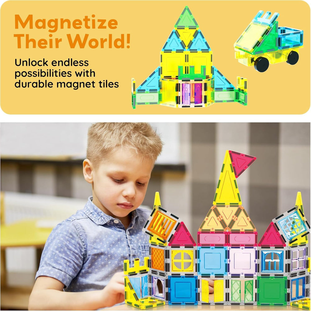 PicassoTiles STEM-oriented play supports early science and engineering curiosity.