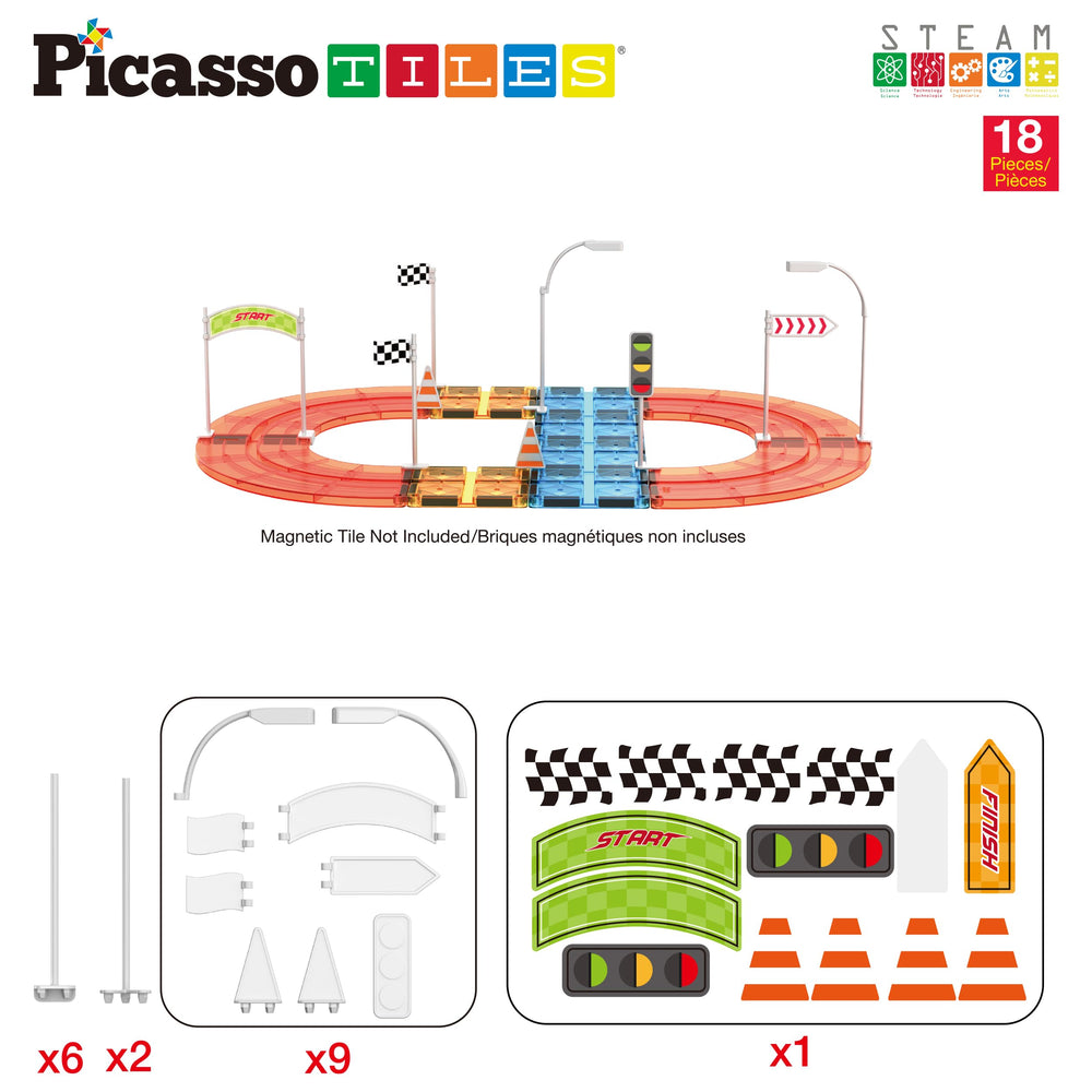 PicassoTiles STEM magnets offer educational play to boost fine motor practice.