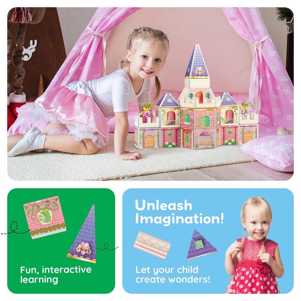 PicassoTiles two figures support cooperative pretend play and language development