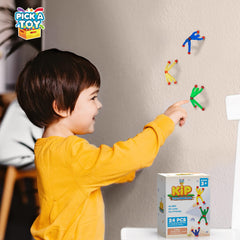 PICK A TOY bright colors 24pc set highlights vibrant hues ideal for party favors.