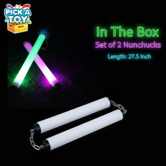 Pick A Toy foam nunchucks provide safe training for children