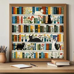 PICKFORU Assembled Puzzle On Wall Art ready-to-display finished scene