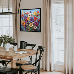 PICKFORU Colorful Flower Puzzle wall-decor image highlighting natural beauty for any room
