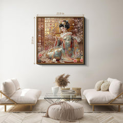 PICKFORU Elegant Geisha Puzzle poster-included reference assists finishing accuracy