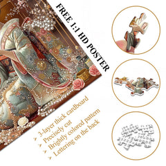 PICKFORU Elegant Geisha Puzzle vivid colors on a Japanese art scene promote immersion