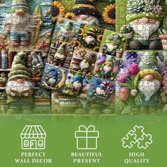 PICKFORU Gnome puzzle book and poster guide—helps you start and stay on track.