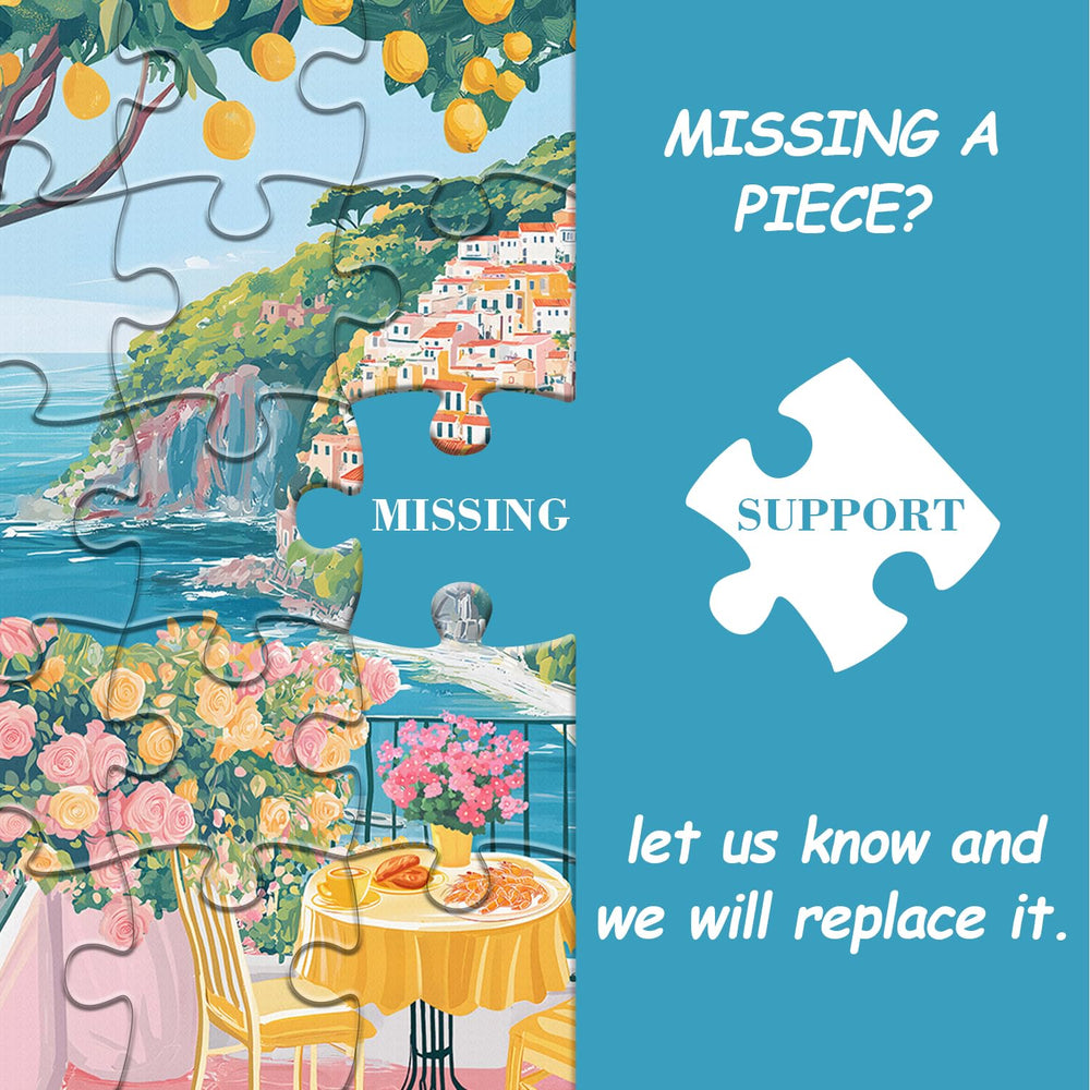 PICKFORU Italy Cinque Terre puzzle three-layer cardboard, durable pieces with smooth edges