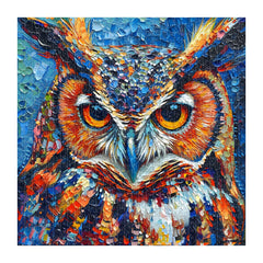 PICKFORU Owl Puzzles owl art artwork creates calming focal point for puzzling