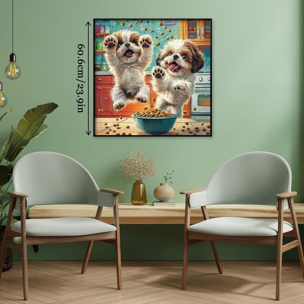 PICKFORU Shih Tzu puzzle missing pieces support available for replacements.