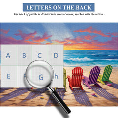 PICKFORU Summer Puzzle Home Decor: vivid colors enhance wall art and ambiance.
