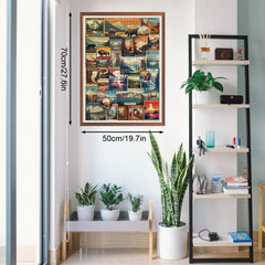 PICKFORU Three-layer Cardboard Puzzle, precise cuts for snug fit.