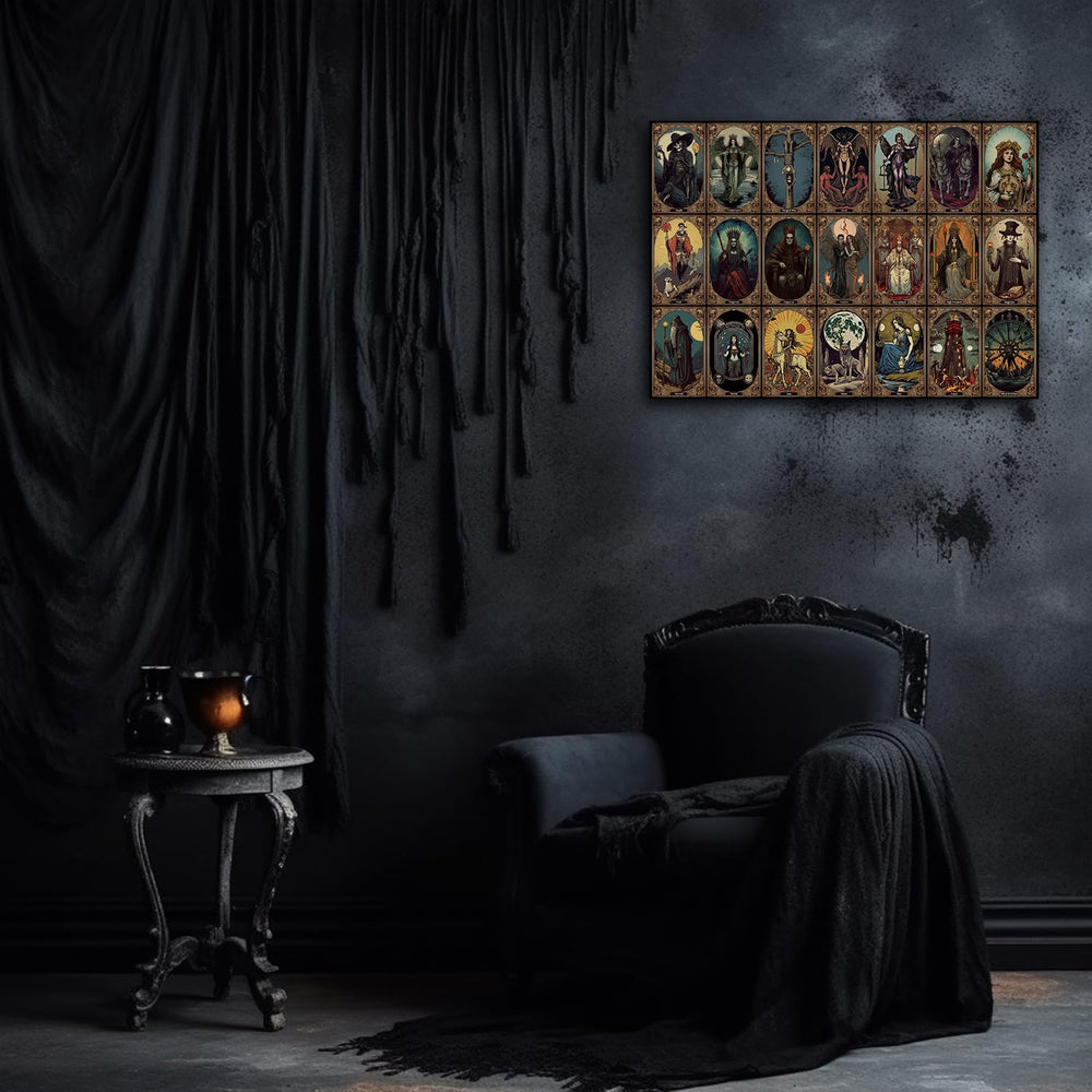 PICKFORU vibrant ink colors display eye-catching tarot imagery.