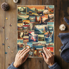 PICKFORU Vintage wall decor when framed enhances nostalgia.