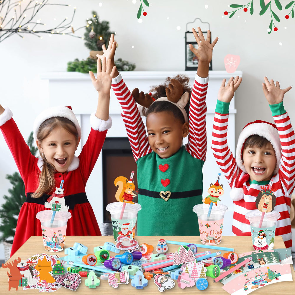 Pickmesh Christmas stamps and sharpeners, fun tools for arts and crafts.