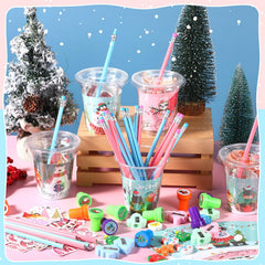 Pickmesh Christmas stickers with seasonal patterns, a delightful reward for good behavior.