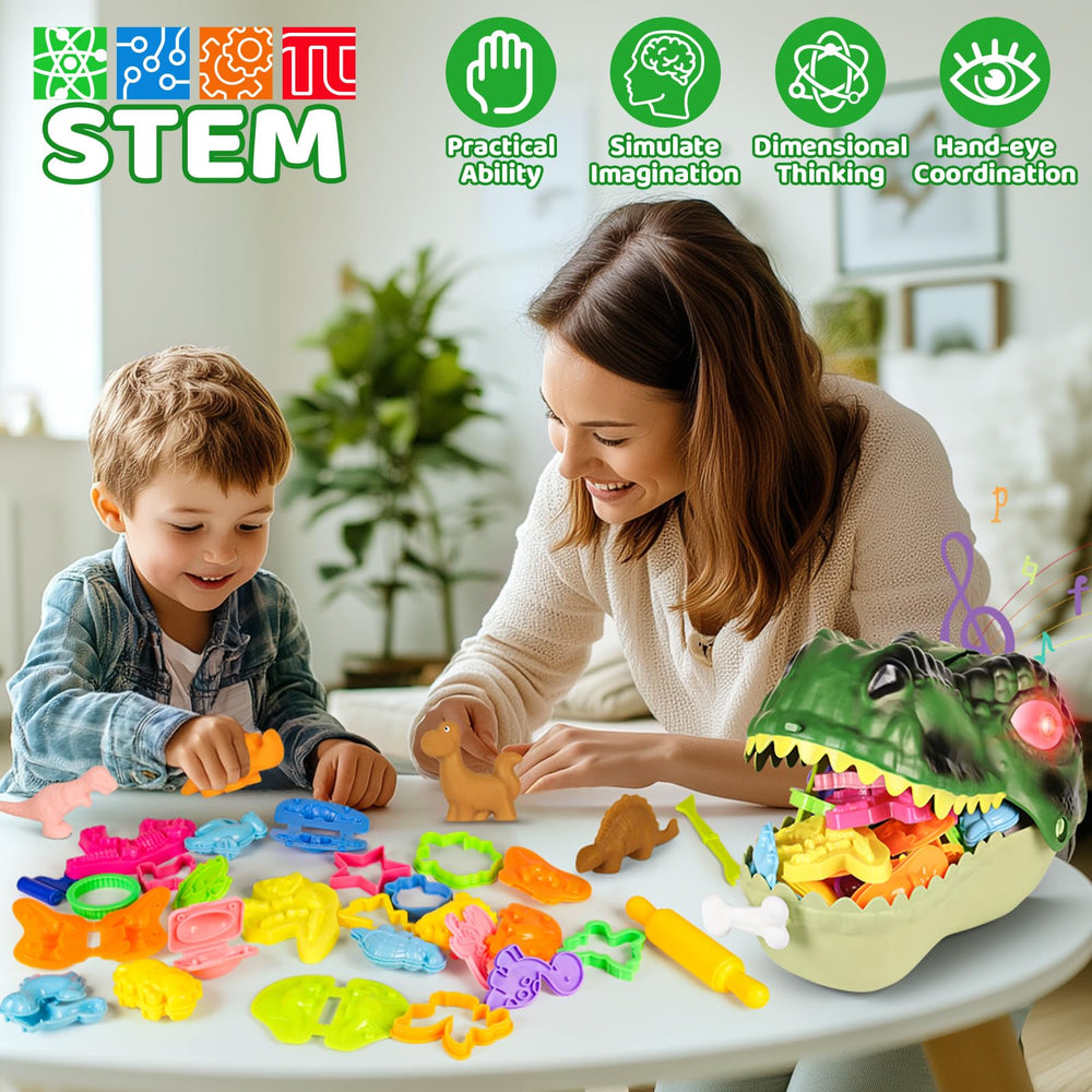 Pickuparts dino molds and fossils ready for sculpting dinosaur figures