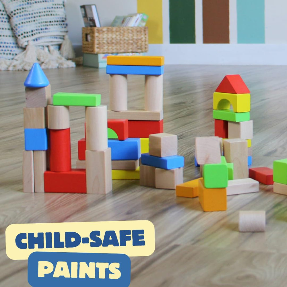 Pidoko Kids shape-sorter lid helps sort shapes during hands-on learning.