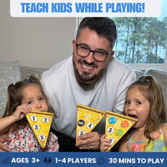 Pidoko Kids Matheroni Pepperoni Burnt and Wild tokens add excitement.