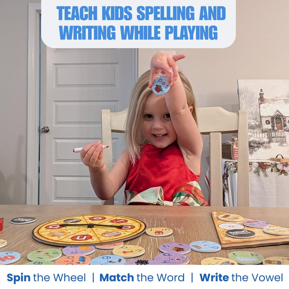 Pidoko Kids Spelleroni Pepperoni magnetic tokens reinforce spelling concepts