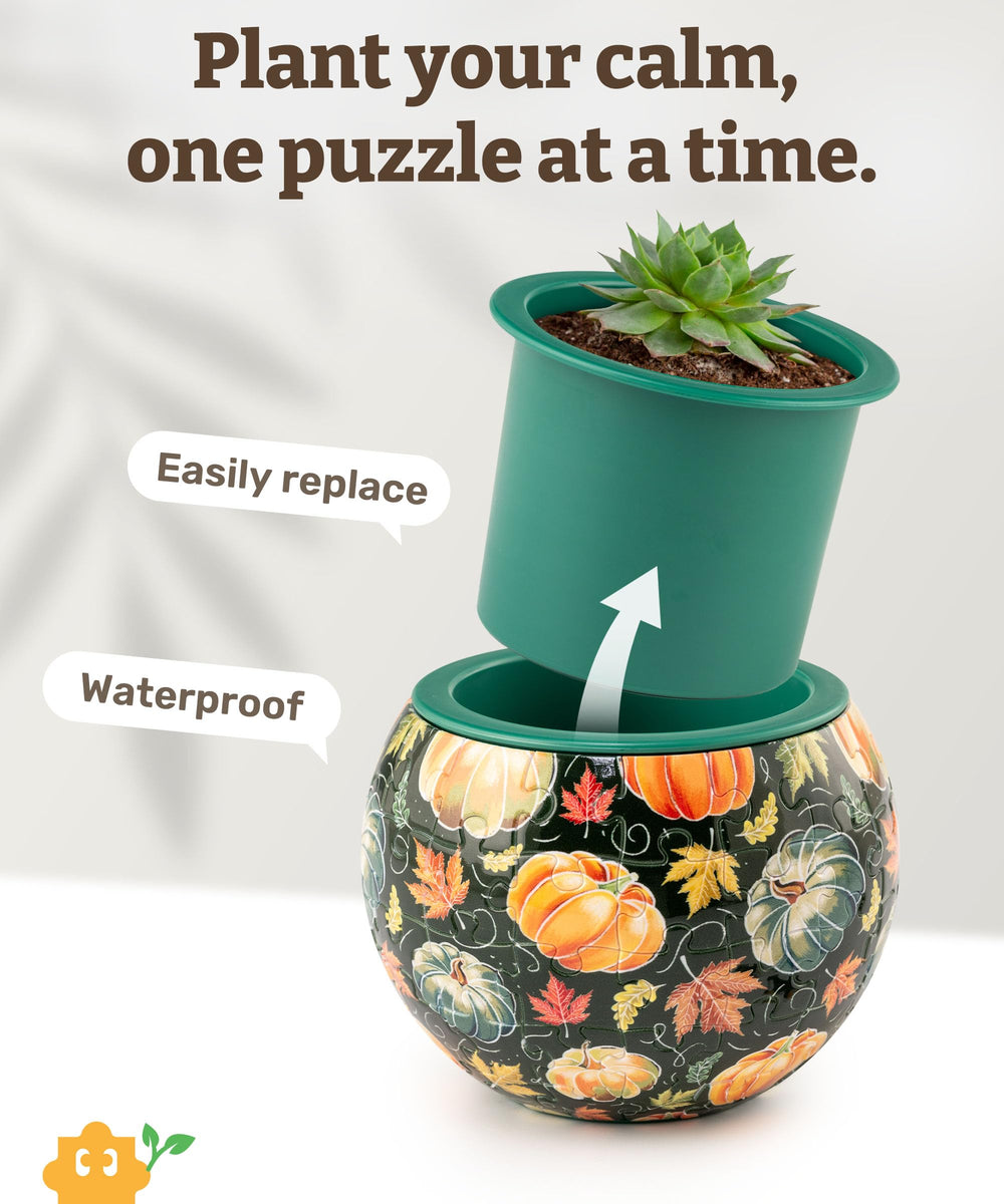 PieceRelax gift ready puzzle flowerpot for plant lovers