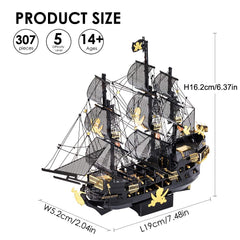 Piececool Black Pearl instruction guide - clear steps for smooth assembly