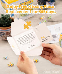 PieceRelax 3D puzzle planter replacement pieces available.