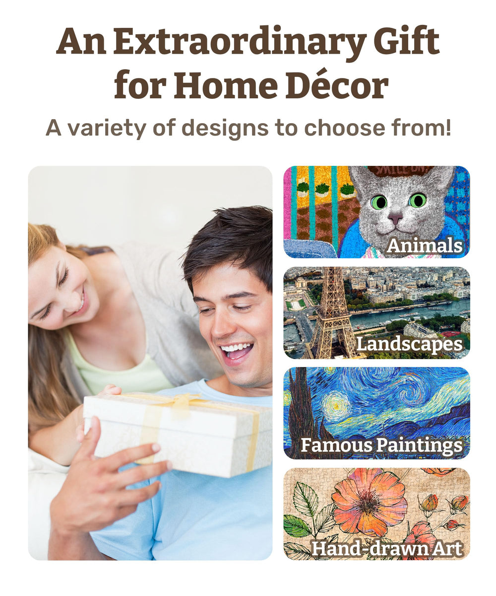 PieceRelax bedroom starry night art puzzle ideal for cozy space